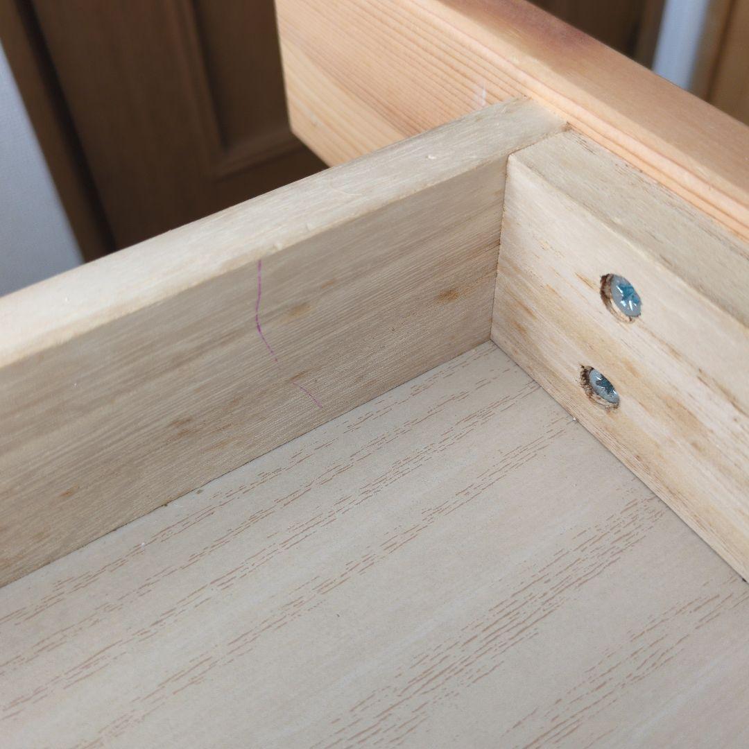 【たのメル便送料込】無印良品 パイン材デスク デスクワゴンセット 学習机