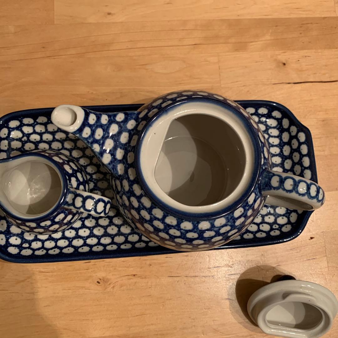 セラミカ（ツェラミカ）ドヌーブ　ティータイムセット｜ポーリッシュポタリー