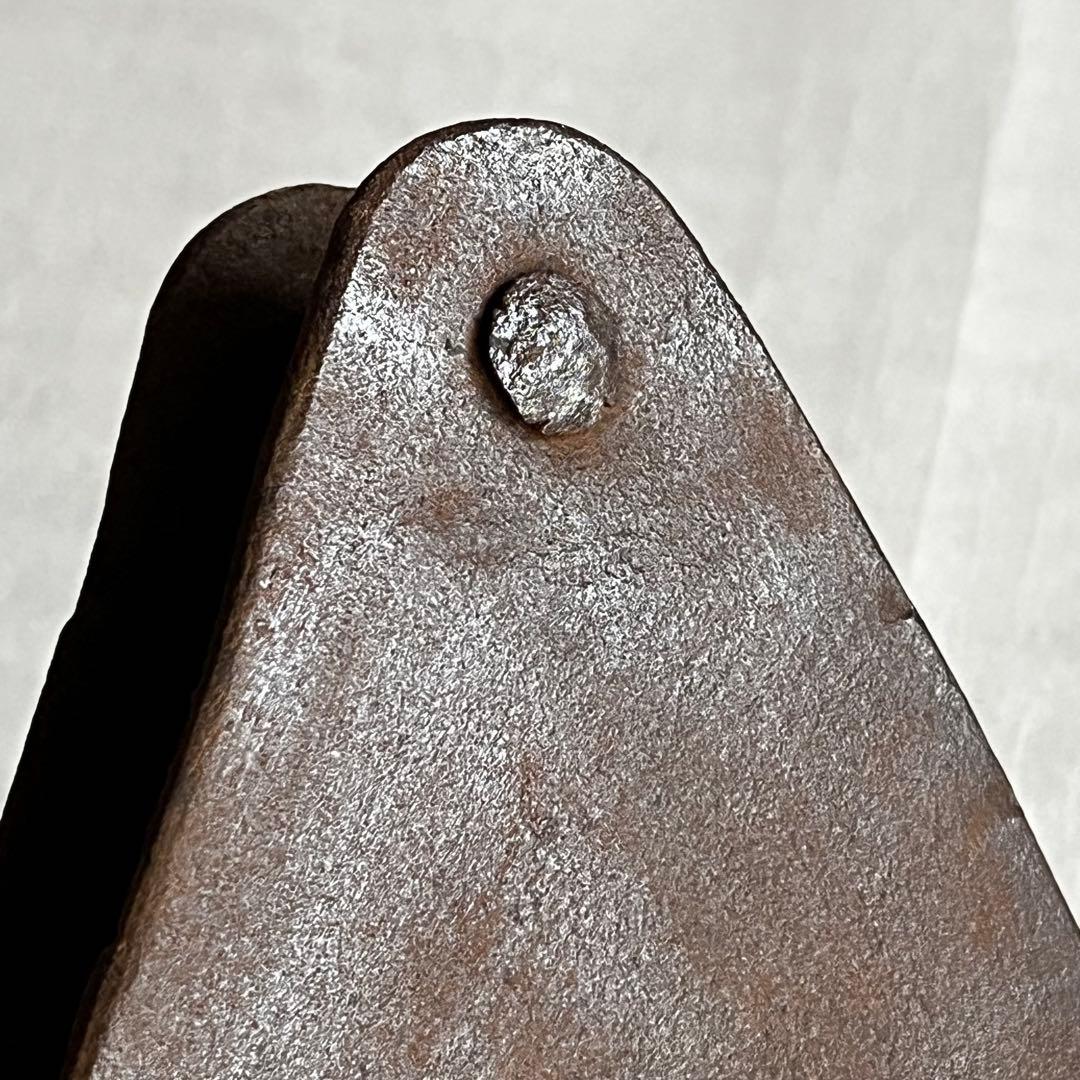 大きな滑車　アンティーク　強力　ローププーリー　元々茅葺き屋根の2階に設置