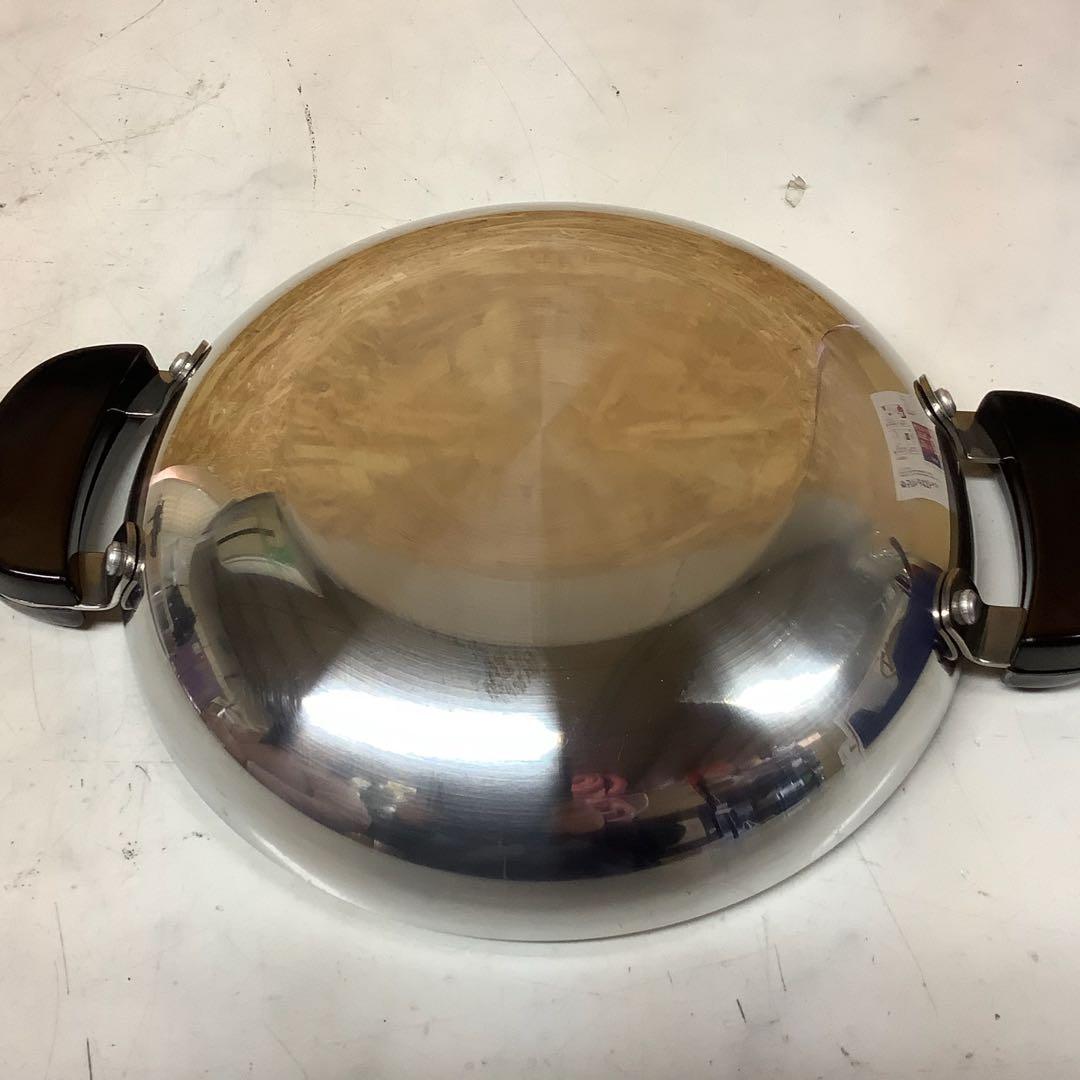 Peacetar万能調理鍋アルミ両手鍋箱付（らー78)