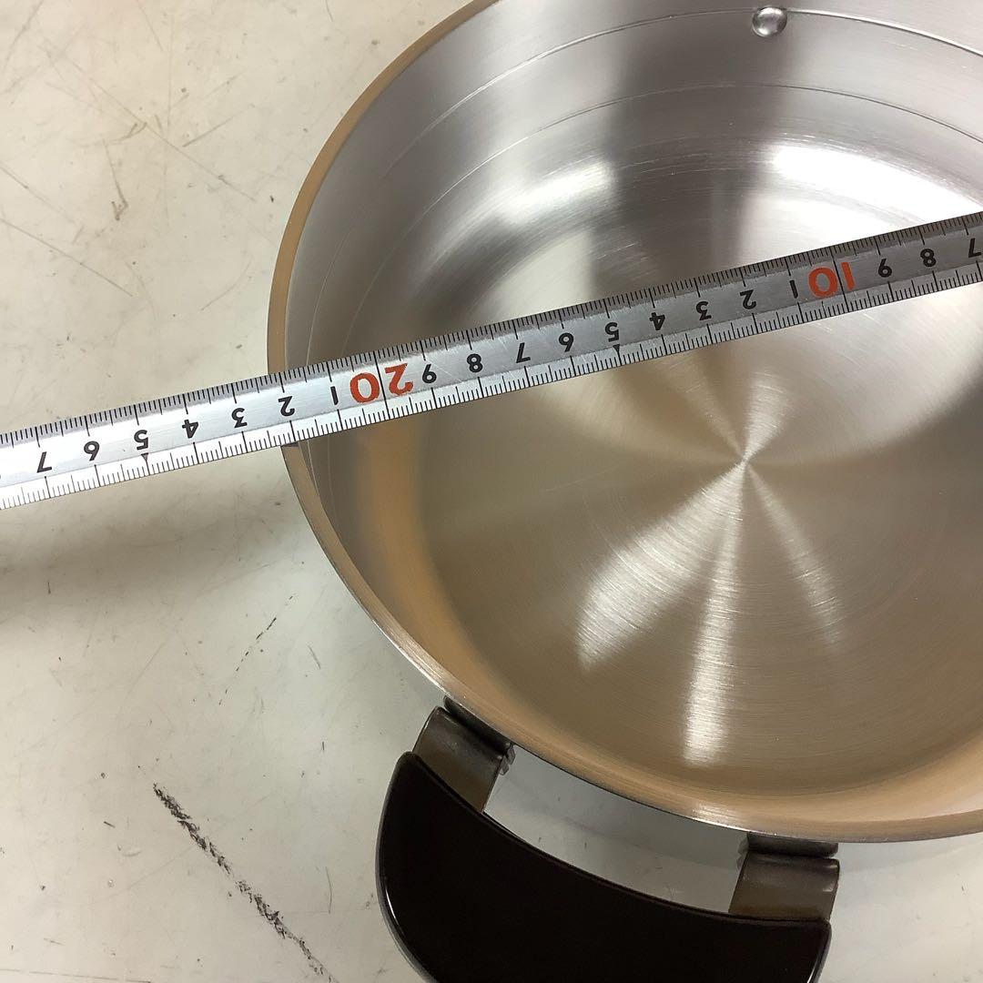 Peacetar万能調理鍋アルミ両手鍋箱付（らー78)