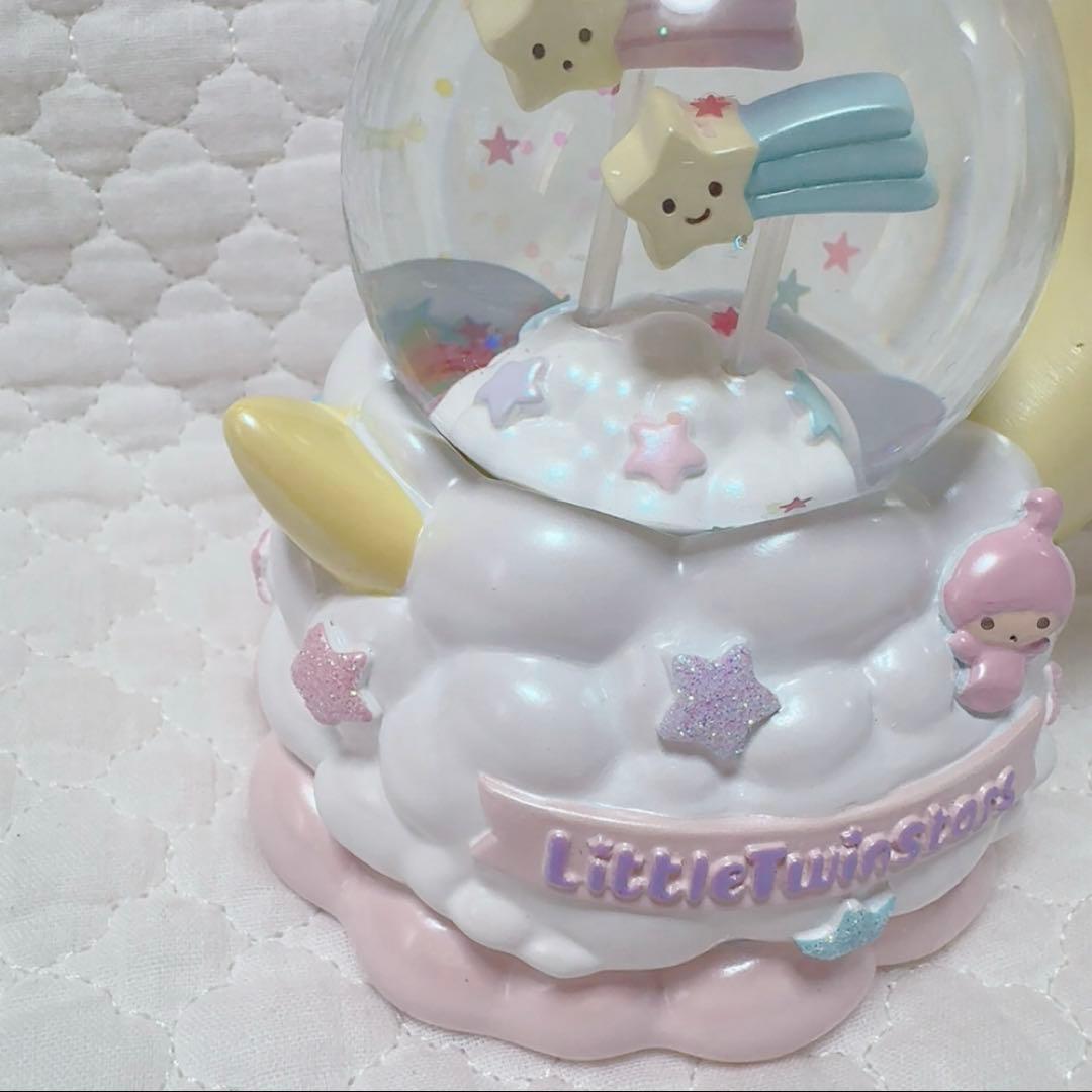 サンリオ❣️激かわ　キキララ 光る　スノーグローブ　ホシ　50th