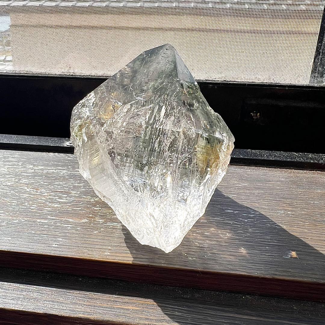 希少　ヒマラヤ　マニハール産　クローライト入り水晶　高透明　　2