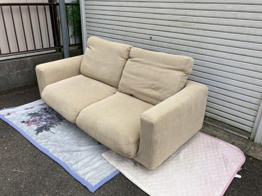 無印良品★2.5シーター★フェザー★ポケットコイル★ハイバックタイプ