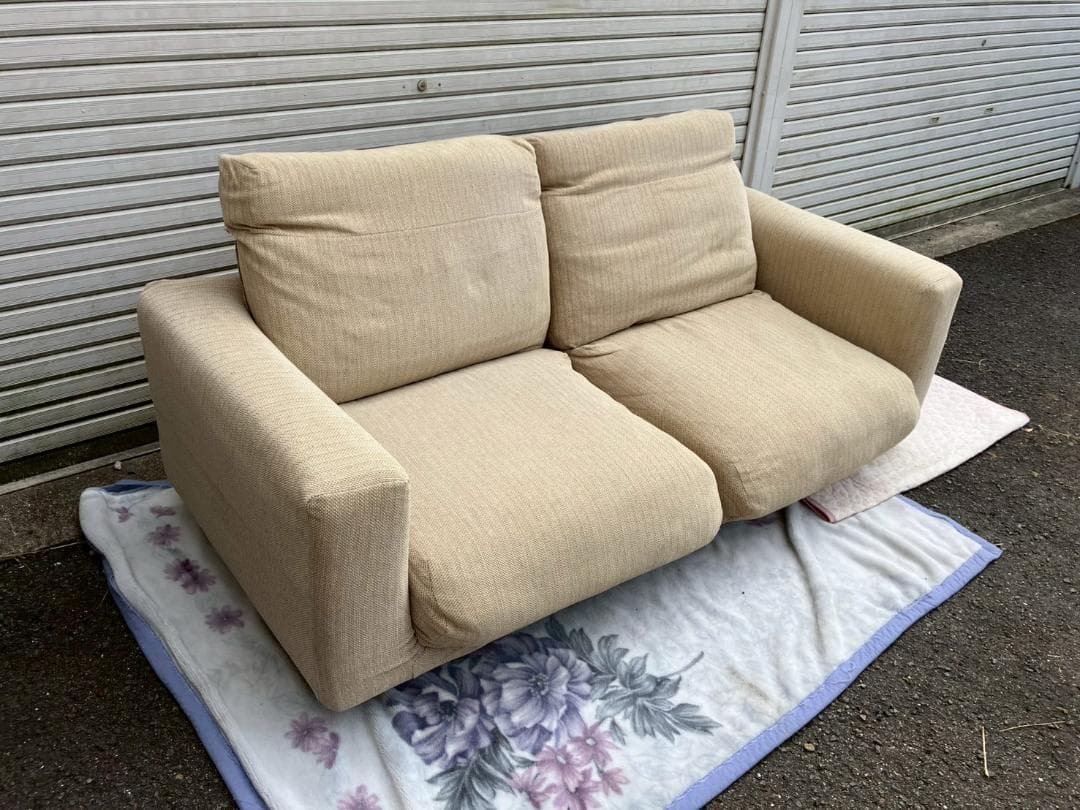 無印良品★2.5シーター★フェザー★ポケットコイル★ハイバックタイプ