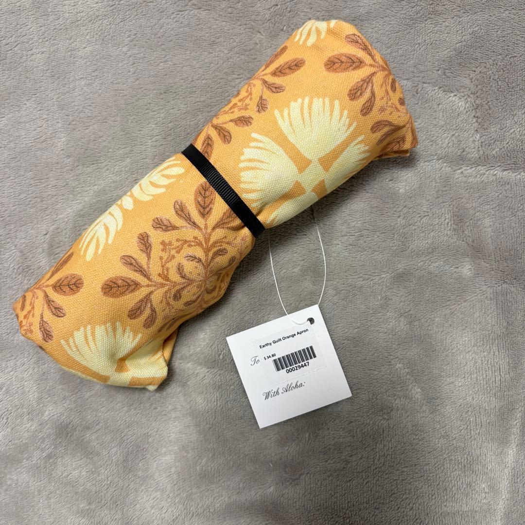 【新品】SoHa (ハワイ)花柄エプロン