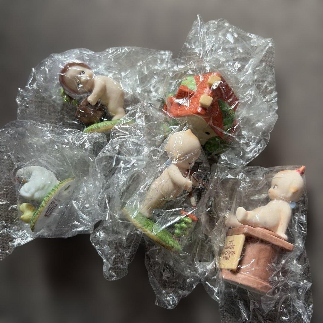 ローズオニール キューピーとお化け屋敷の巻 置物 加藤工芸 フィギュア グッズ