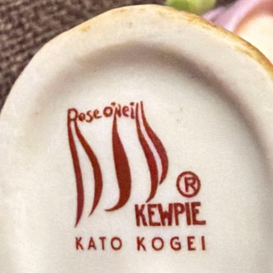 ローズオニール キューピーとお化け屋敷の巻 置物 加藤工芸 フィギュア グッズ