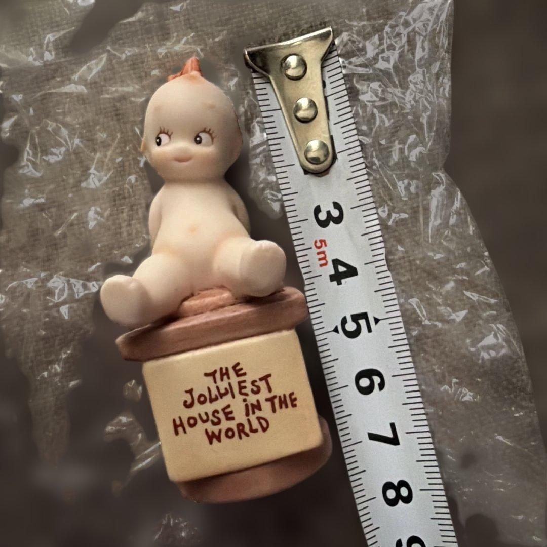 ローズオニール キューピーとお化け屋敷の巻 置物 加藤工芸 フィギュア グッズ