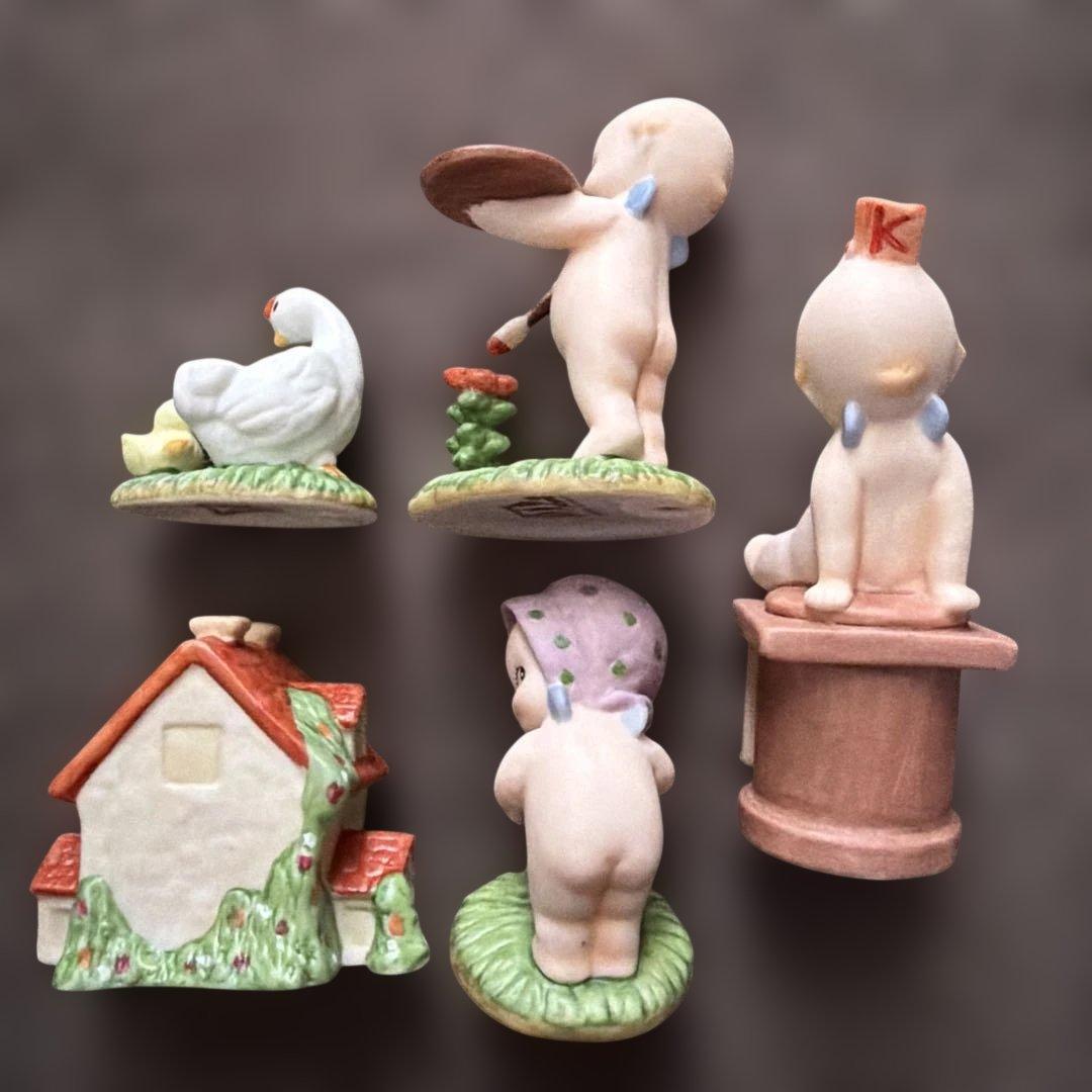 ローズオニール キューピーとお化け屋敷の巻 置物 加藤工芸 フィギュア グッズ