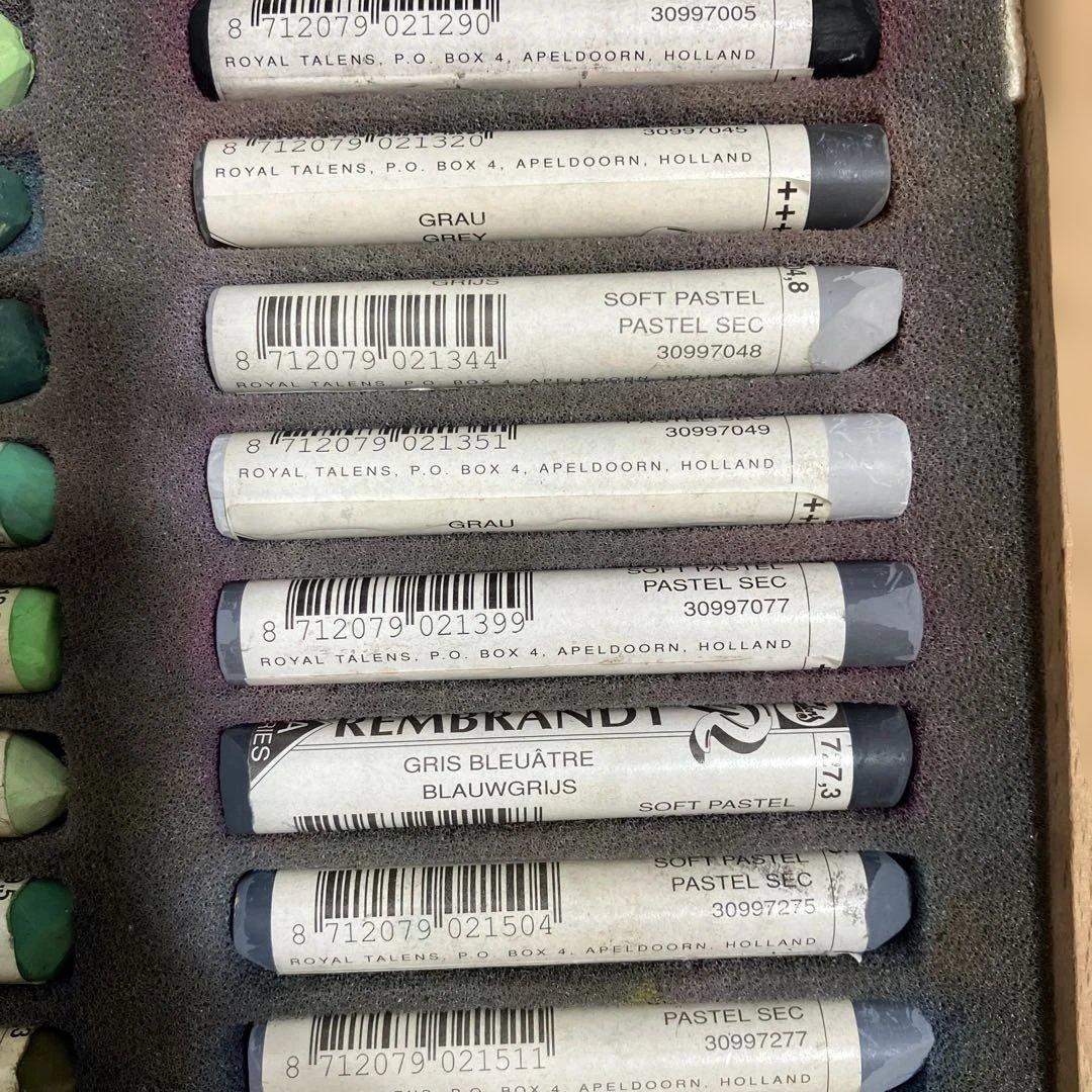 パステルレンブラントREMBRANDT soft pastels 90本使用品