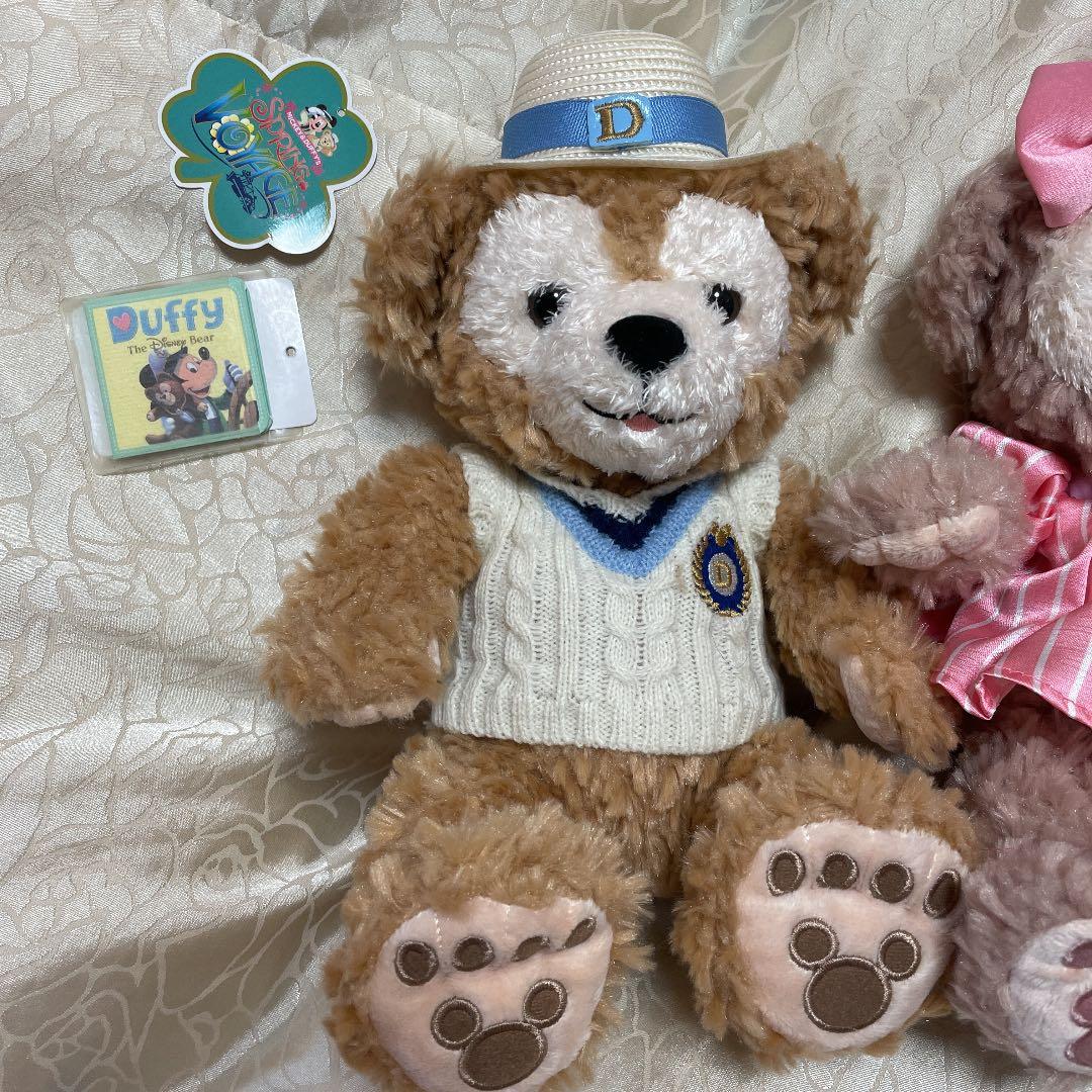 ダッフィー ぬいぐるみ　シェリーメイ　ペア　ミニブック付き　新品