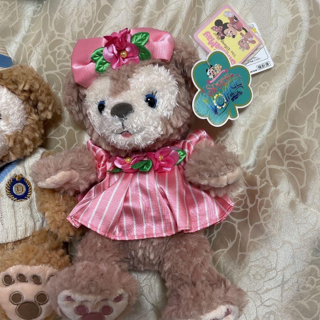 ダッフィー ぬいぐるみ　シェリーメイ　ペア　ミニブック付き　新品