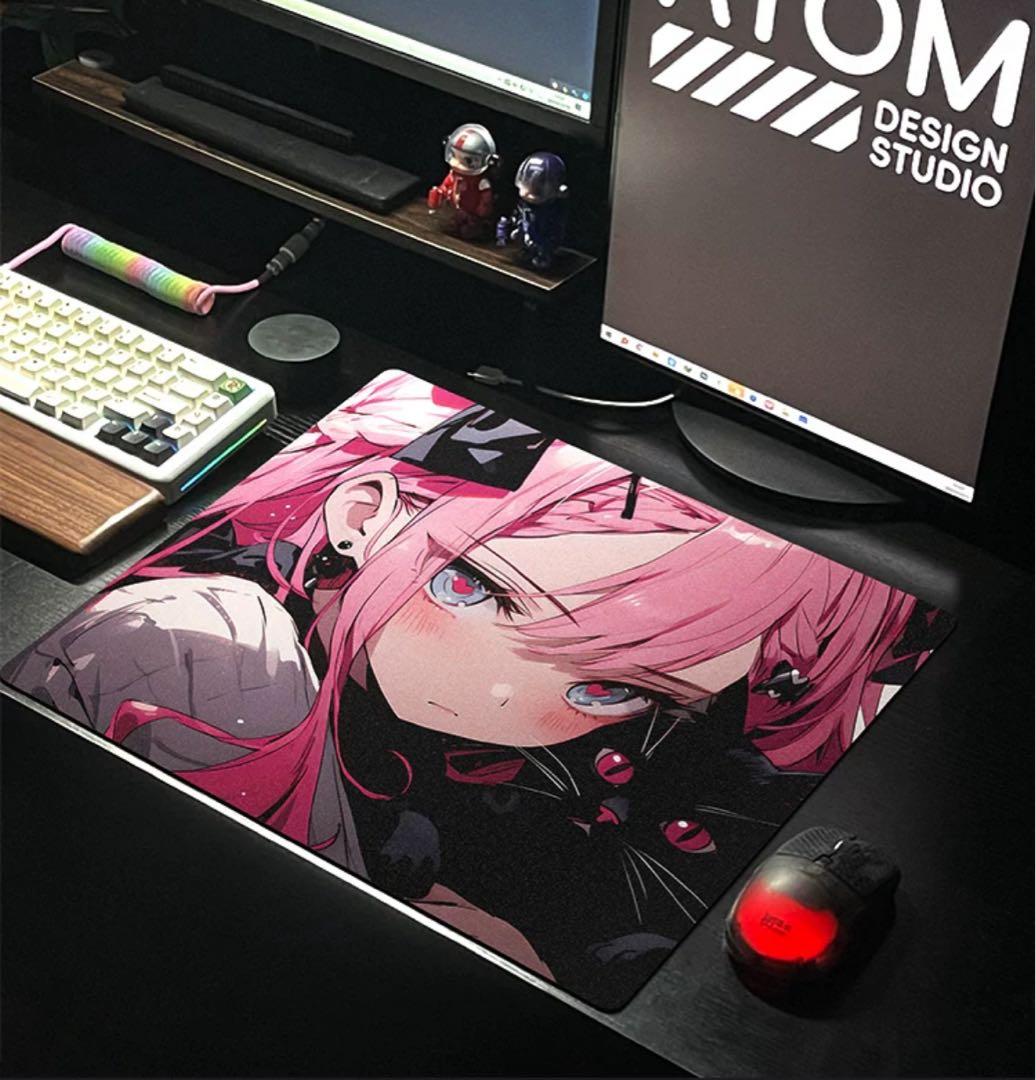 Atom ゲーミングガラスマウスパッド【A】新品