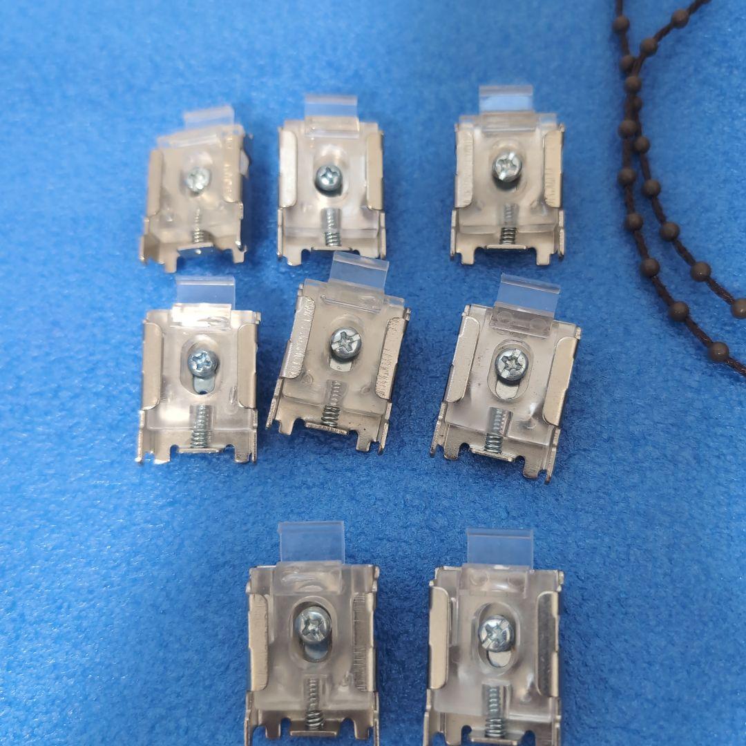 ブラウン ロールカーテン シンプル　4本セット