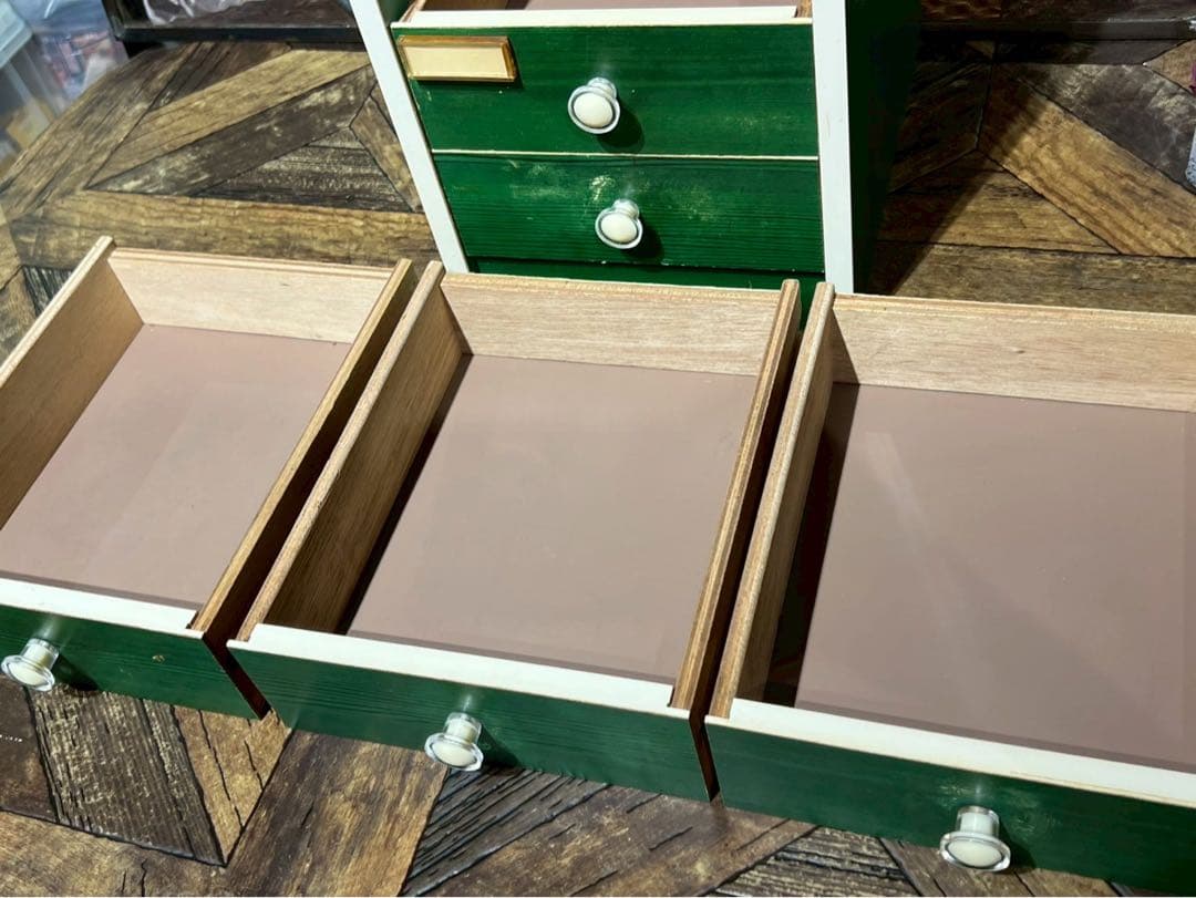 小物入れ 小引き出し レトロポップ 昭和レトロ 当時物 インテリア アンティーク