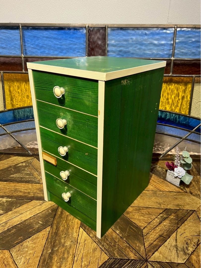 小物入れ 小引き出し レトロポップ 昭和レトロ 当時物 インテリア アンティーク