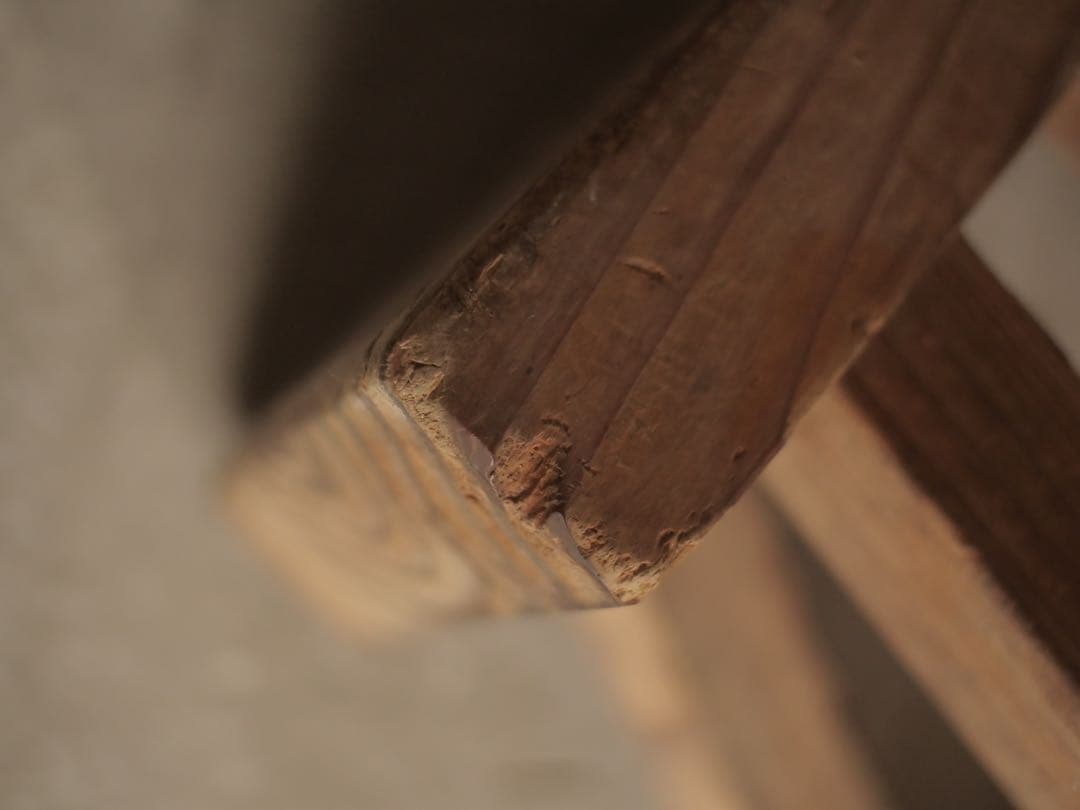 作業椅子　椅子　台　花台　踏み台　古家具　古道具　アンティーク　昭和レトロ