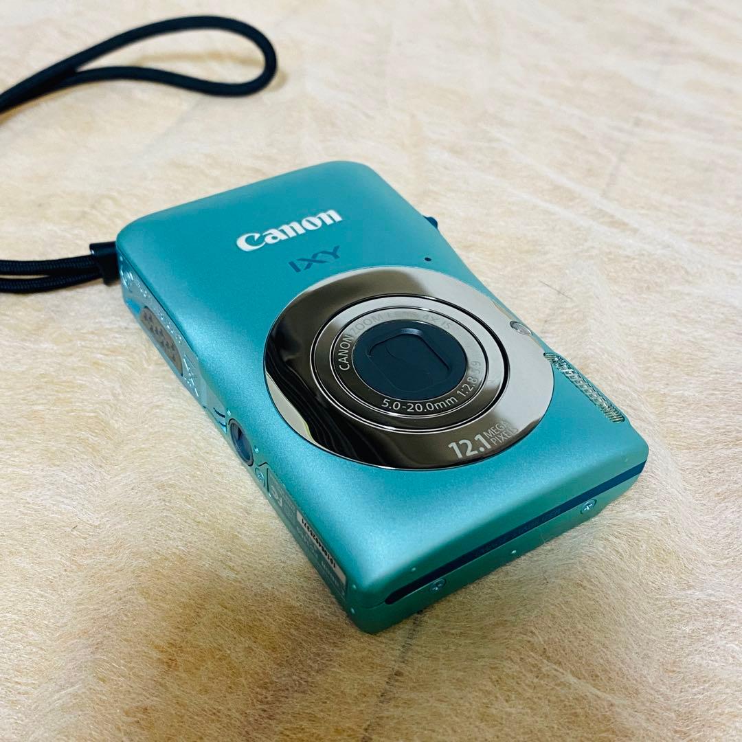 美品✨CANON【IXY200F】水色 コンデジ