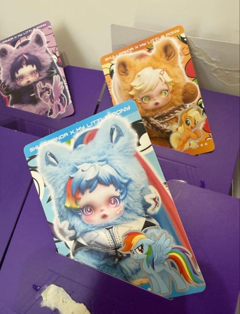 ポップマートマイリトルポニー スカルパンダ ぬいぐるみペンダント シークレット