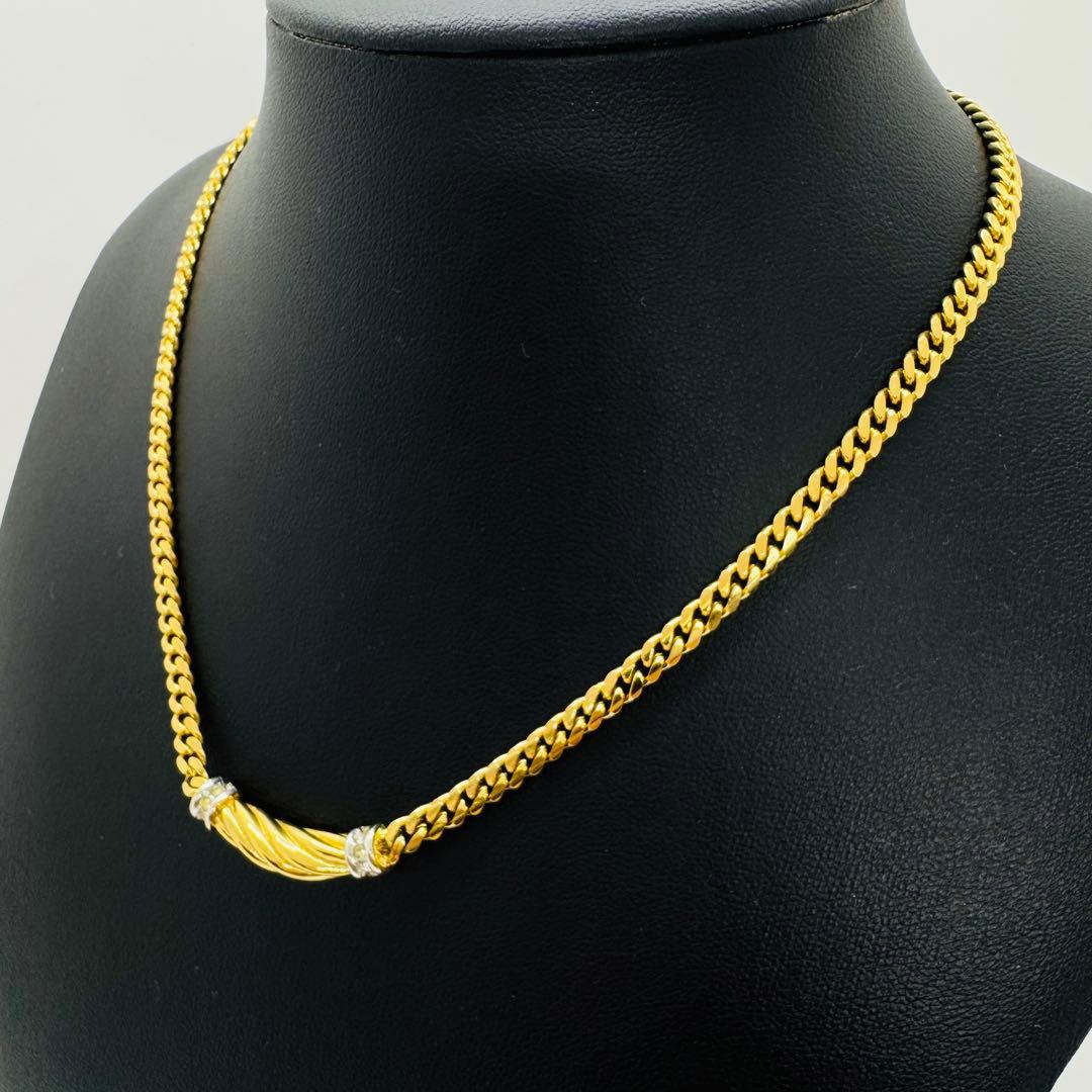 ✨BURBERRY✨バーバリー✨ゴールド✨ラインストーン✨ネックレス✨