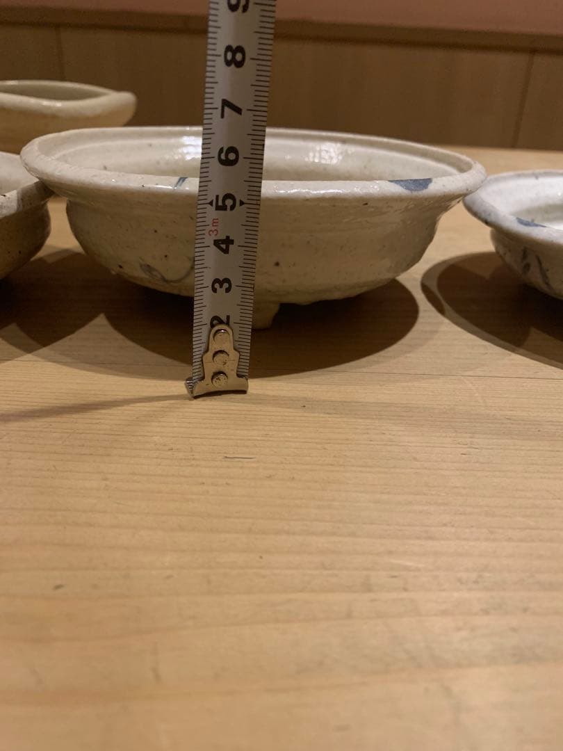 須賀文子 志野向付 5客組 セット（絵替わり）