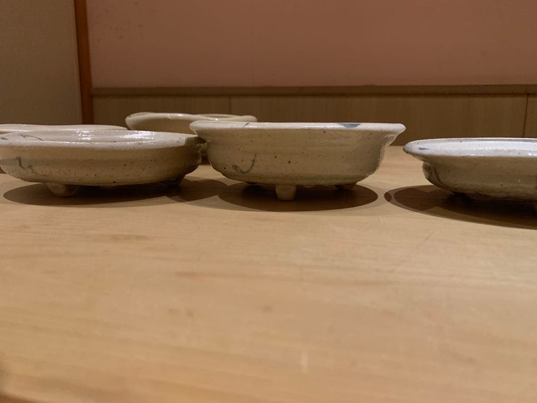 須賀文子 志野向付 5客組 セット（絵替わり）