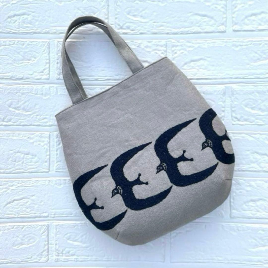 60321A ハンドメイド　ミナペルホネン　しずく型バック