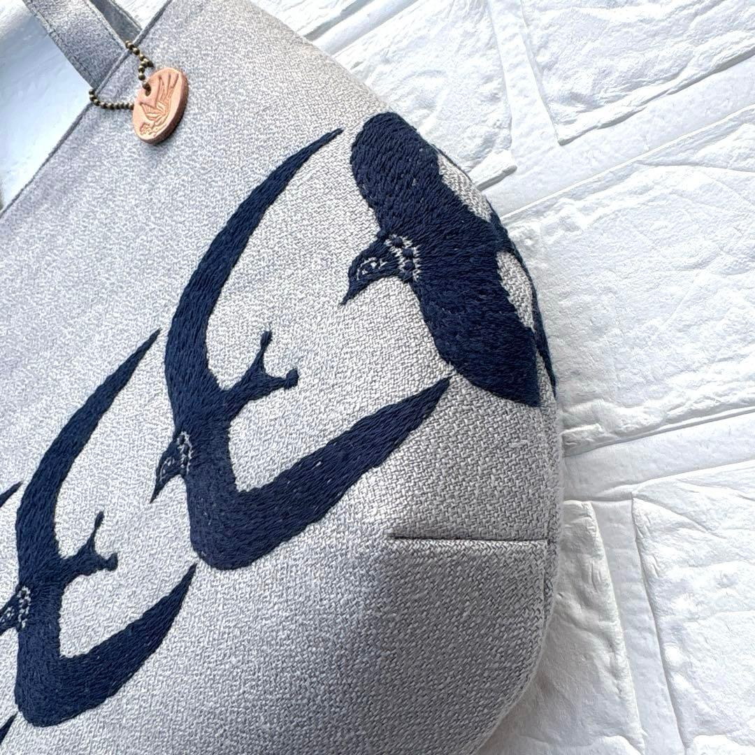 60321A ハンドメイド　ミナペルホネン　しずく型バック