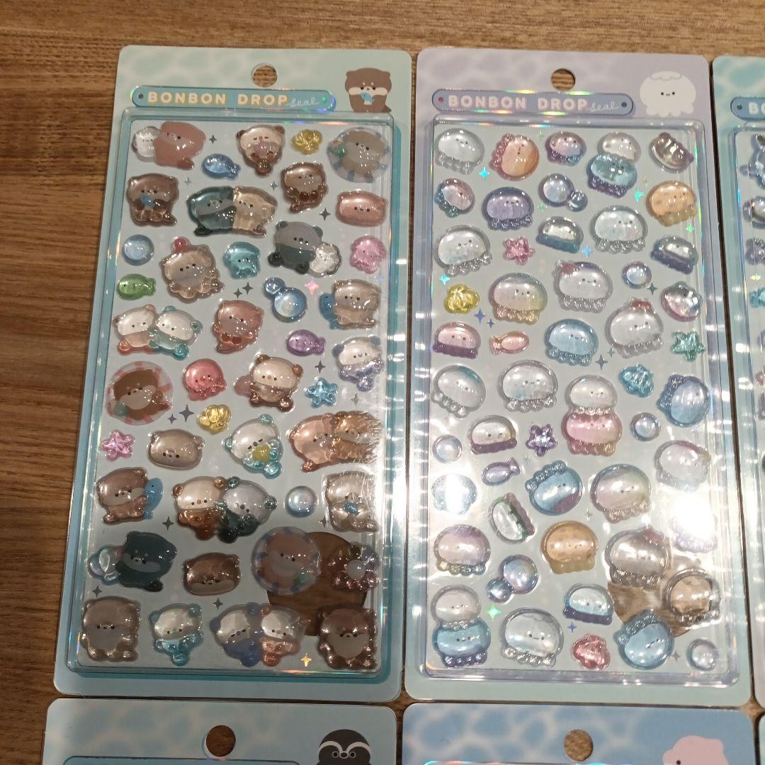 ボンボンドロップシール 水族館限定