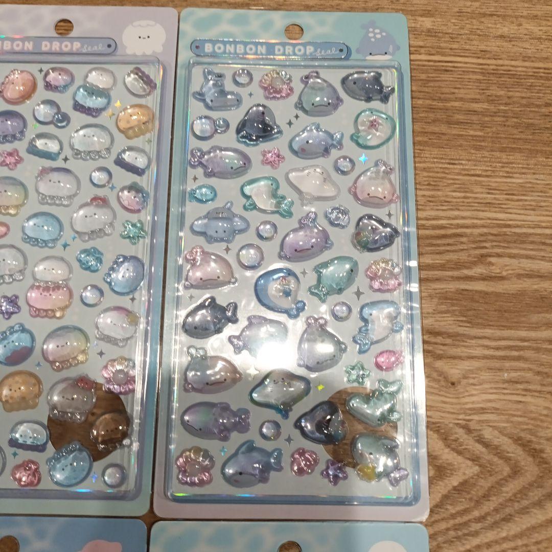 ボンボンドロップシール 水族館限定