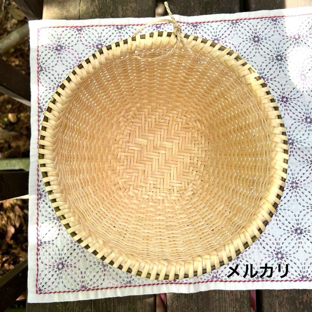 マタタビザル　米とぎザル　新作　伝統工芸品　編み立て