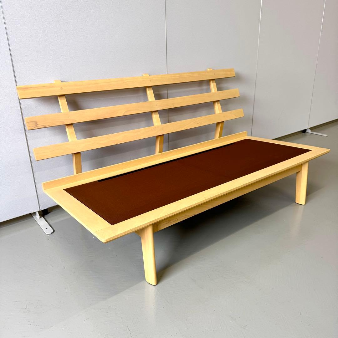 【中古良品★配送0円～】カリモク 2人掛けソファ WG3012 オーダーカバー