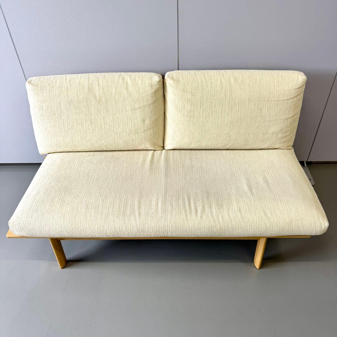 【中古良品★配送0円～】カリモク 2人掛けソファ WG3012 オーダーカバー