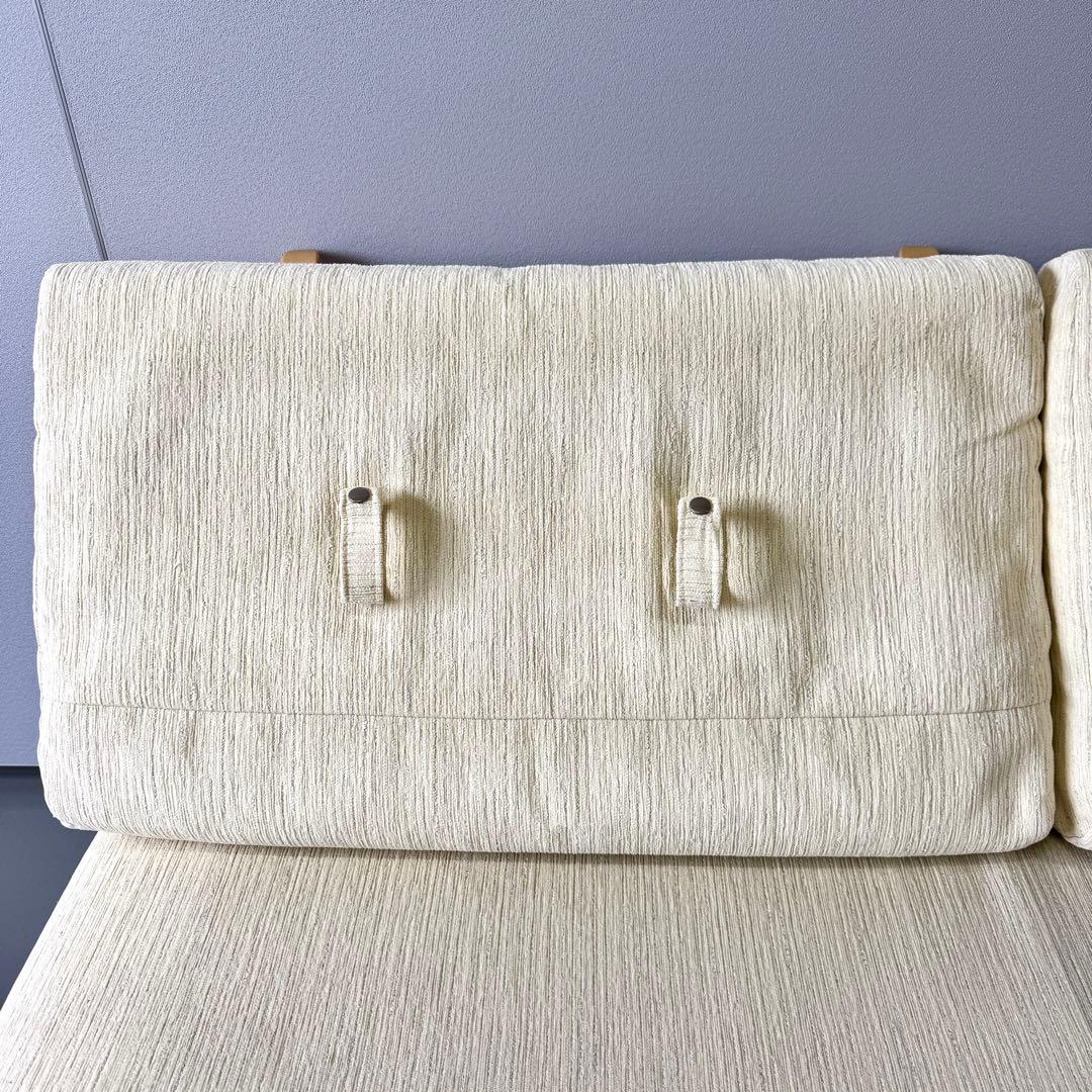 【中古良品★配送0円～】カリモク 2人掛けソファ WG3012 オーダーカバー