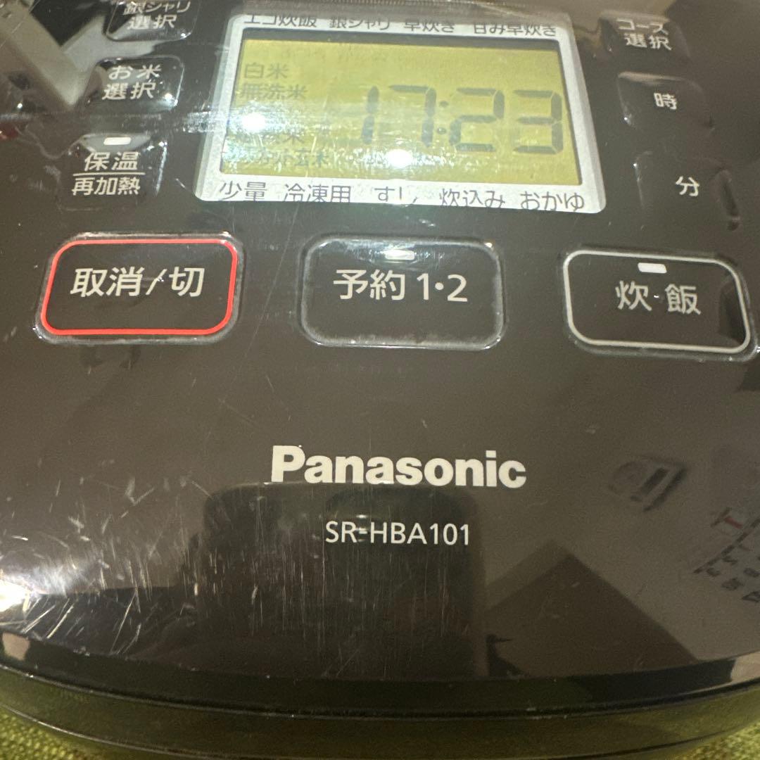 Panasonic SR-HBA101 炊飯器5.5合炊き