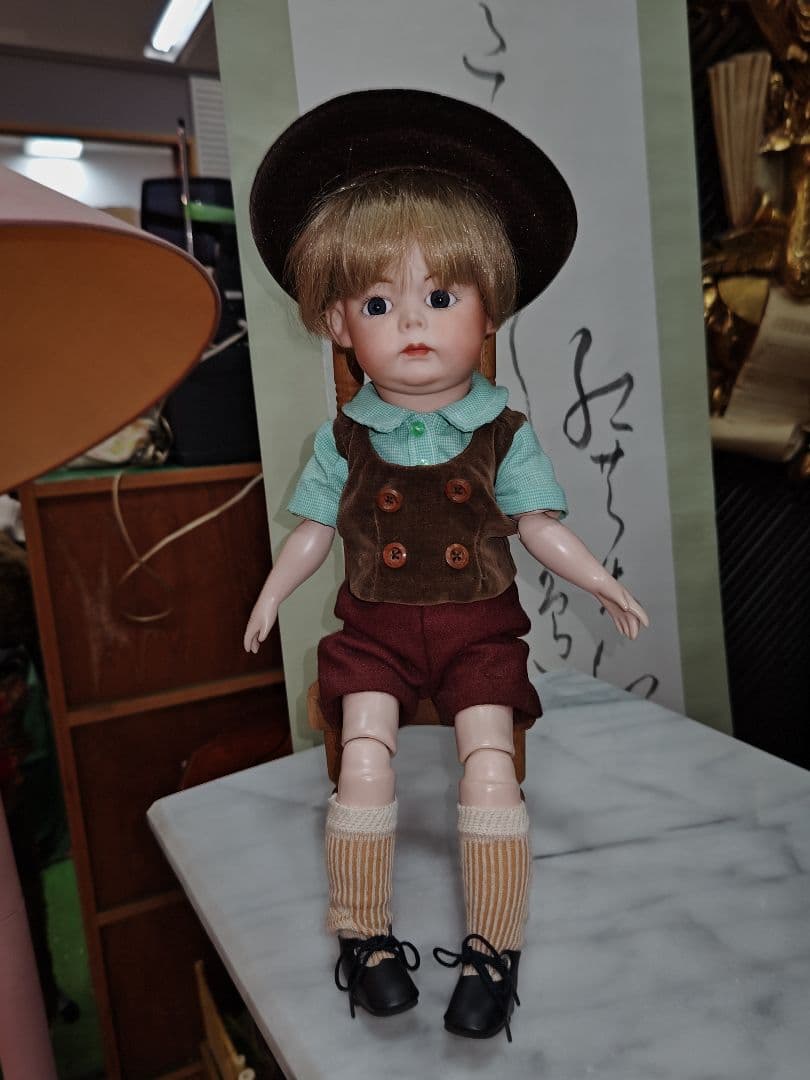 貴重な男の子　ハンドメイドビスクドール、男の子