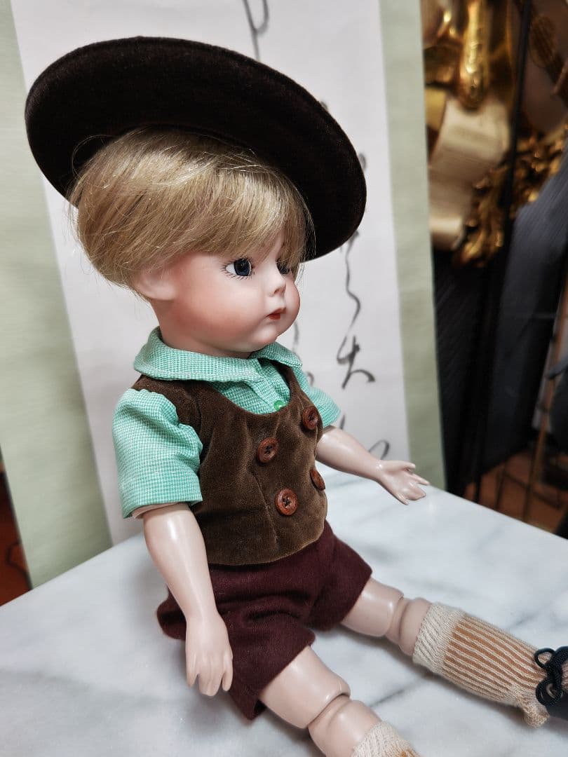 貴重な男の子　ハンドメイドビスクドール、男の子