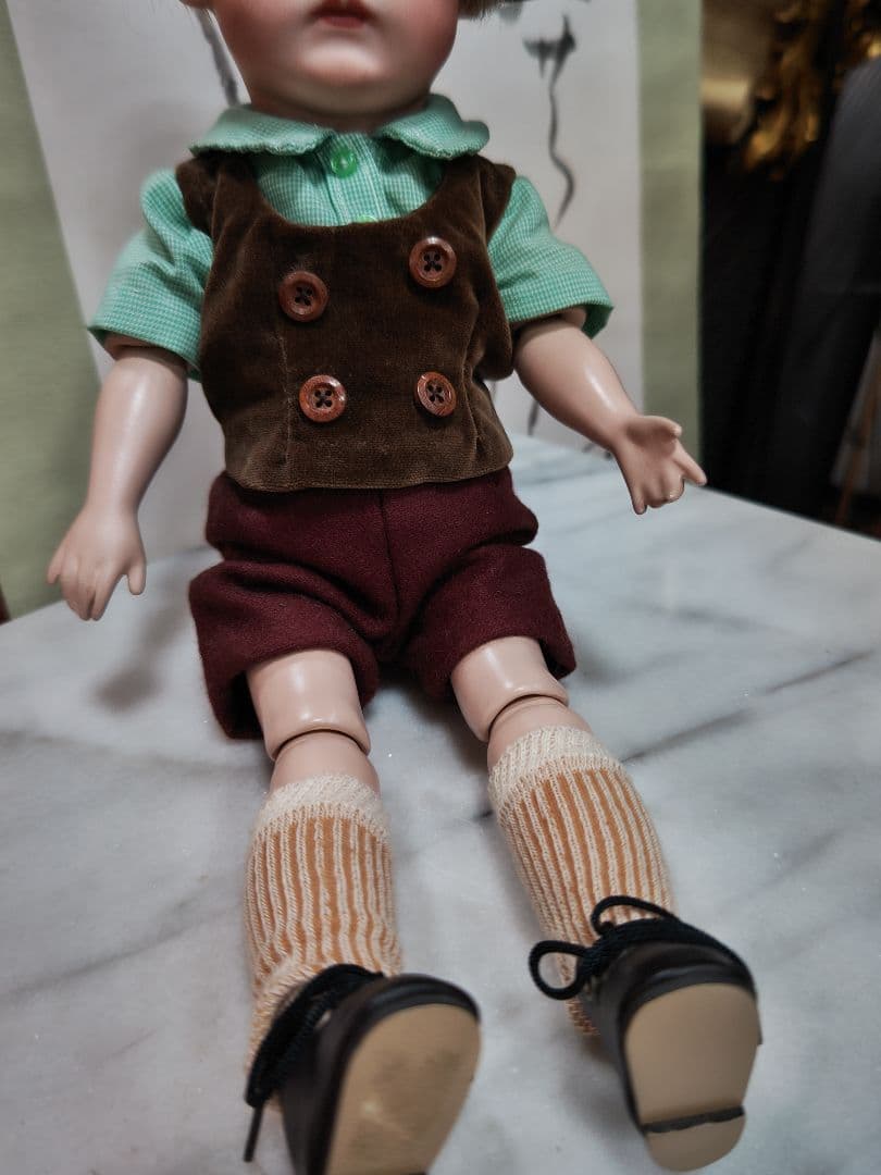 貴重な男の子　ハンドメイドビスクドール、男の子
