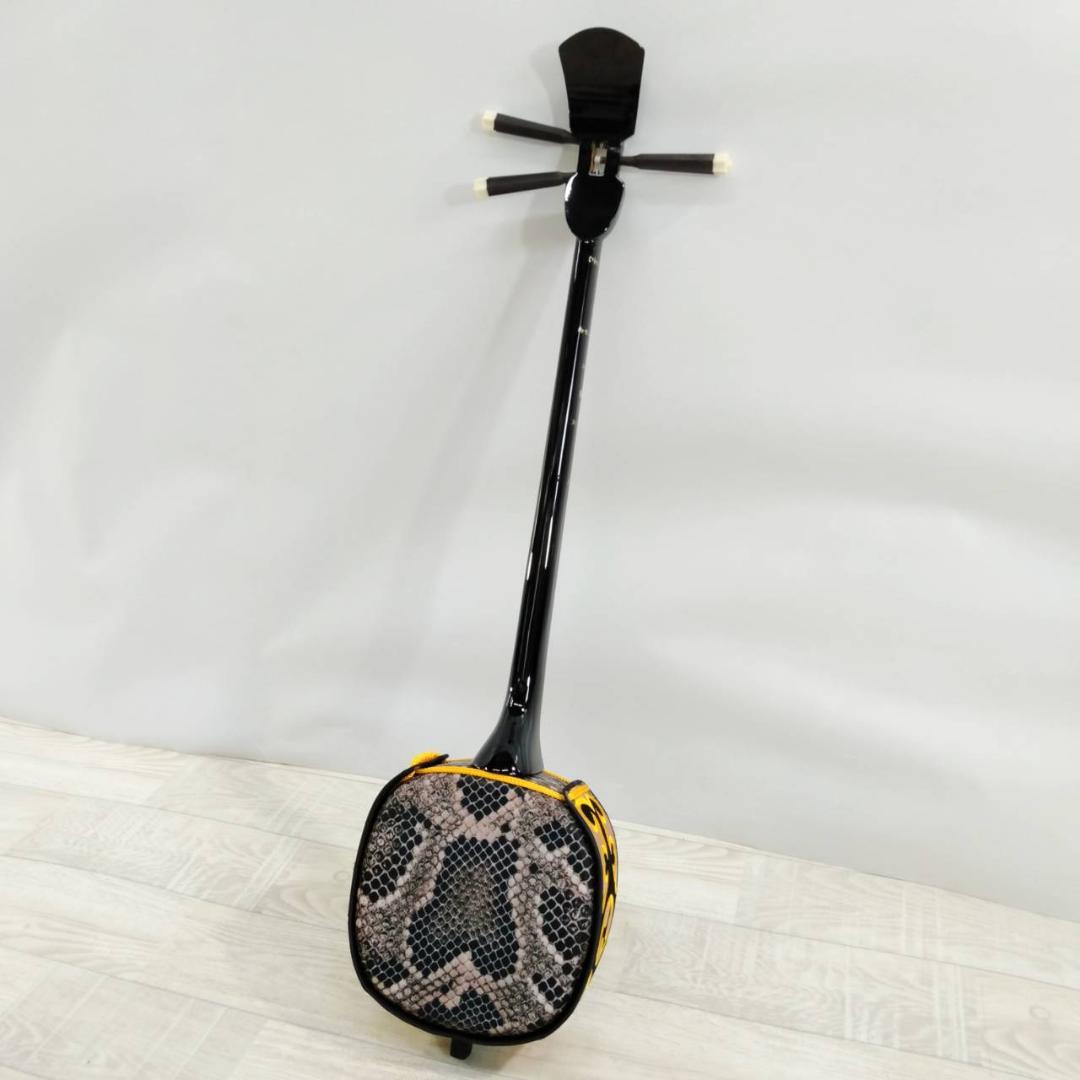 【極美品】三線 沖縄三線 工四合 付属品多数