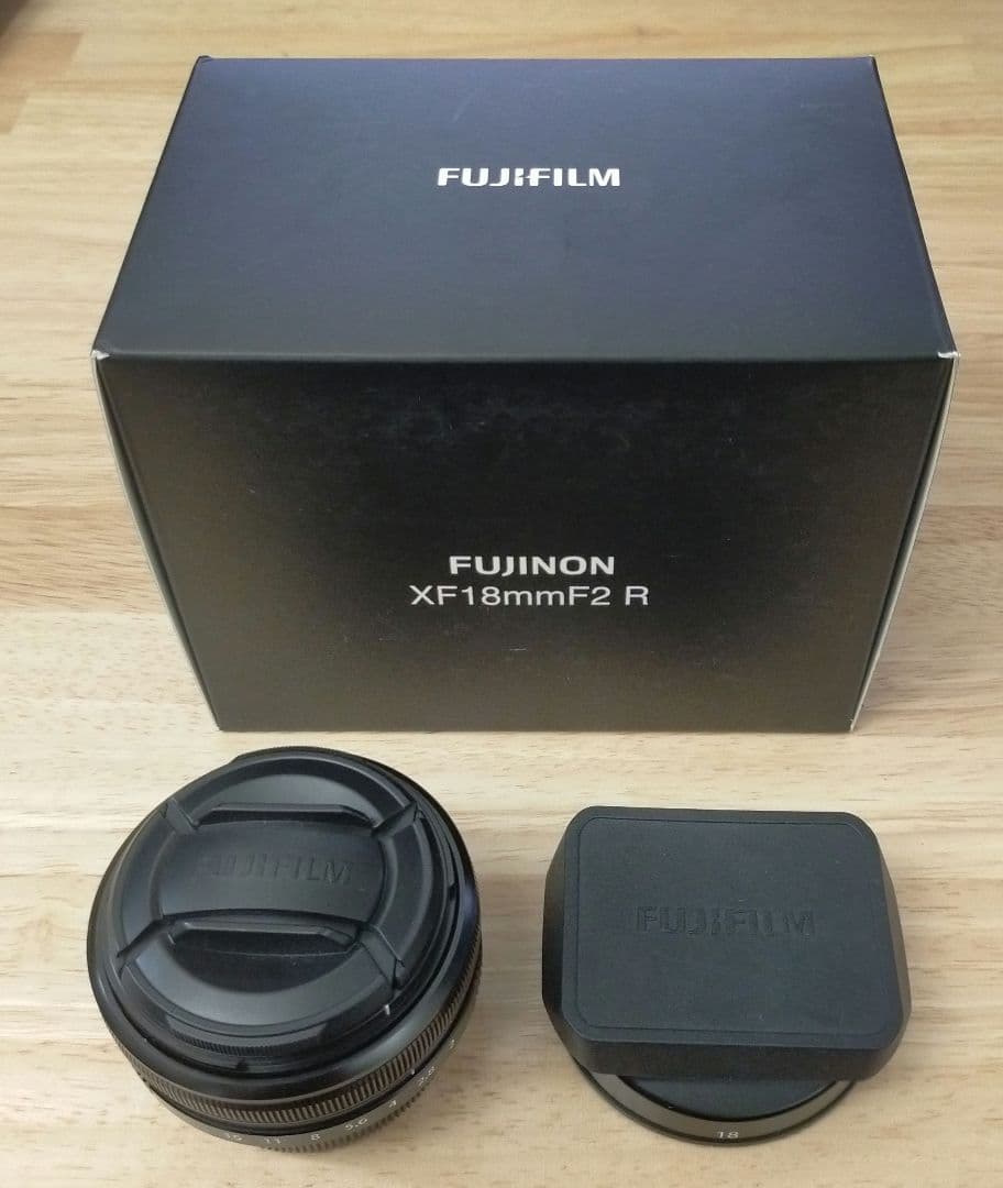 XF18mm f2 R x-mountレンズ 元箱あり