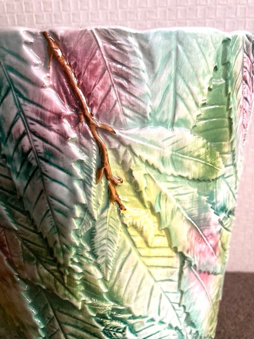 D’main イタリア製　陶器　玄関飾り　傘立て　大