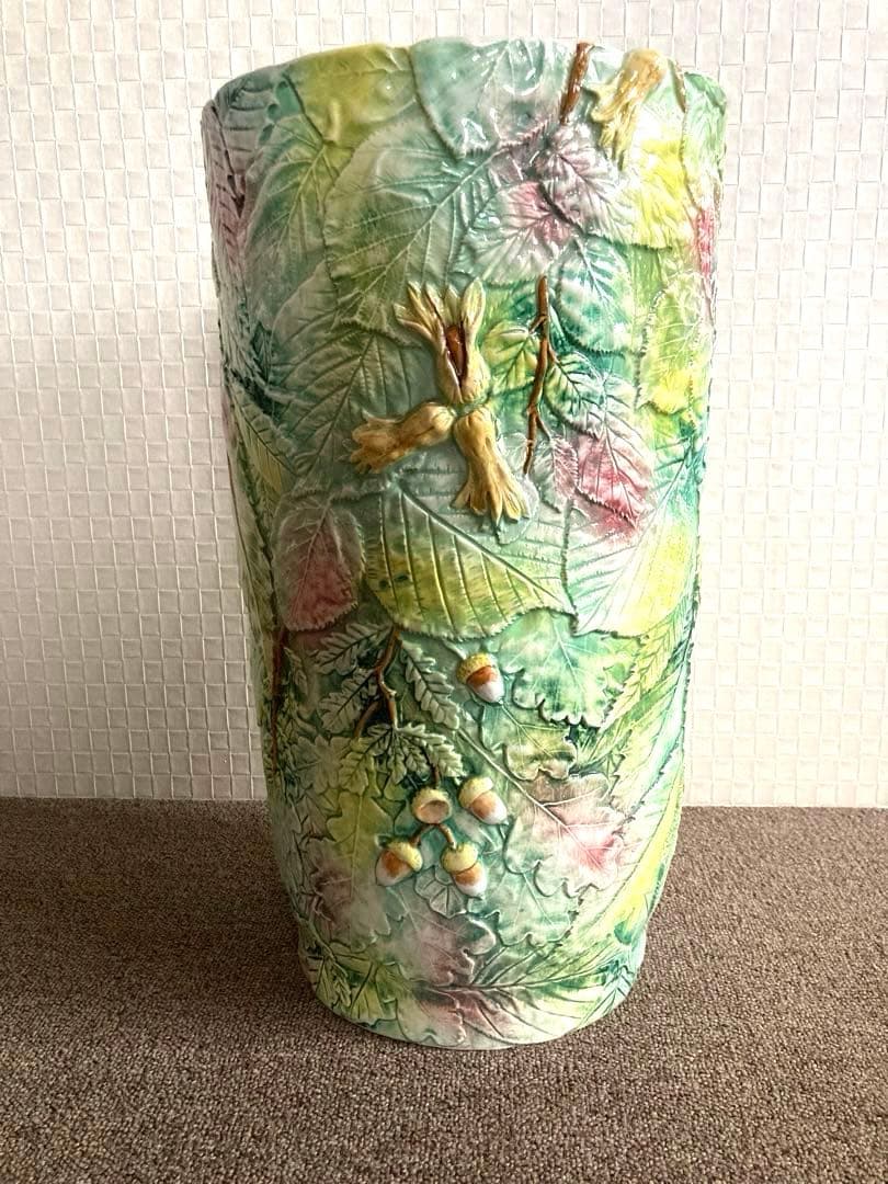 D’main イタリア製　陶器　玄関飾り　傘立て　大