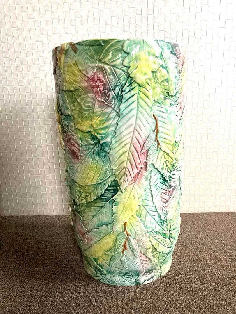 D’main イタリア製　陶器　玄関飾り　傘立て　大