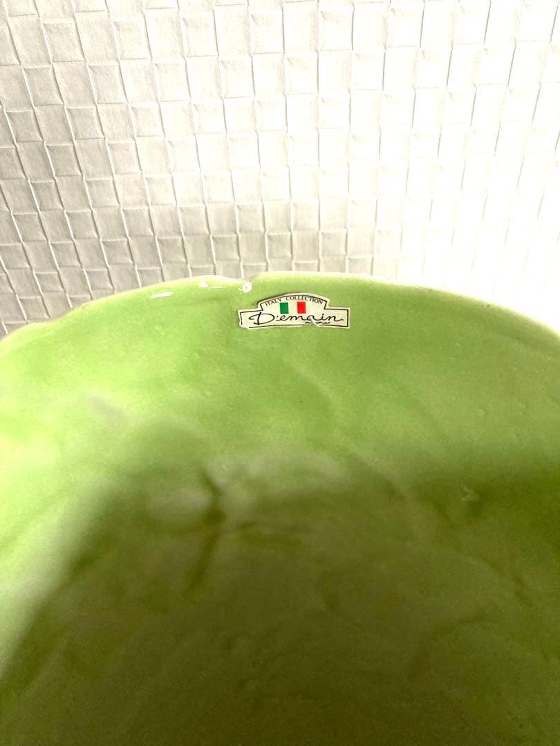 D’main イタリア製　陶器　玄関飾り　傘立て　大