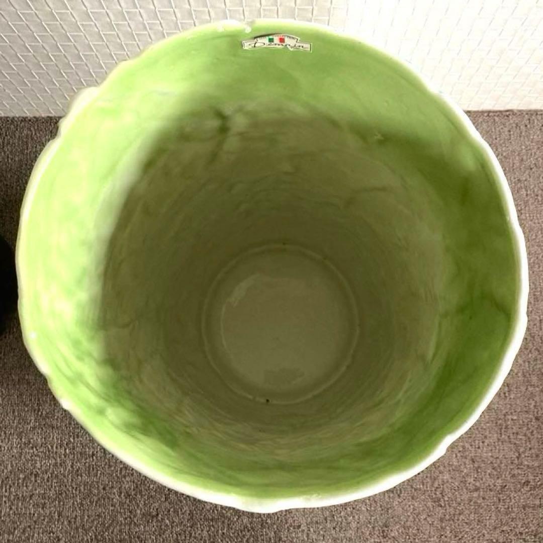 D’main イタリア製　陶器　玄関飾り　傘立て　大