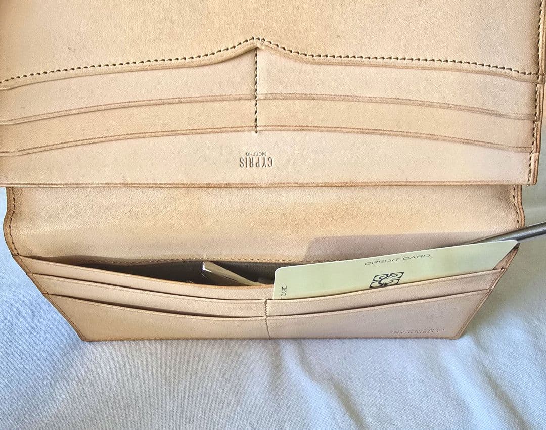 オイルシェルコードバン ウォレット 「 CYPRYS 」バーガンディ