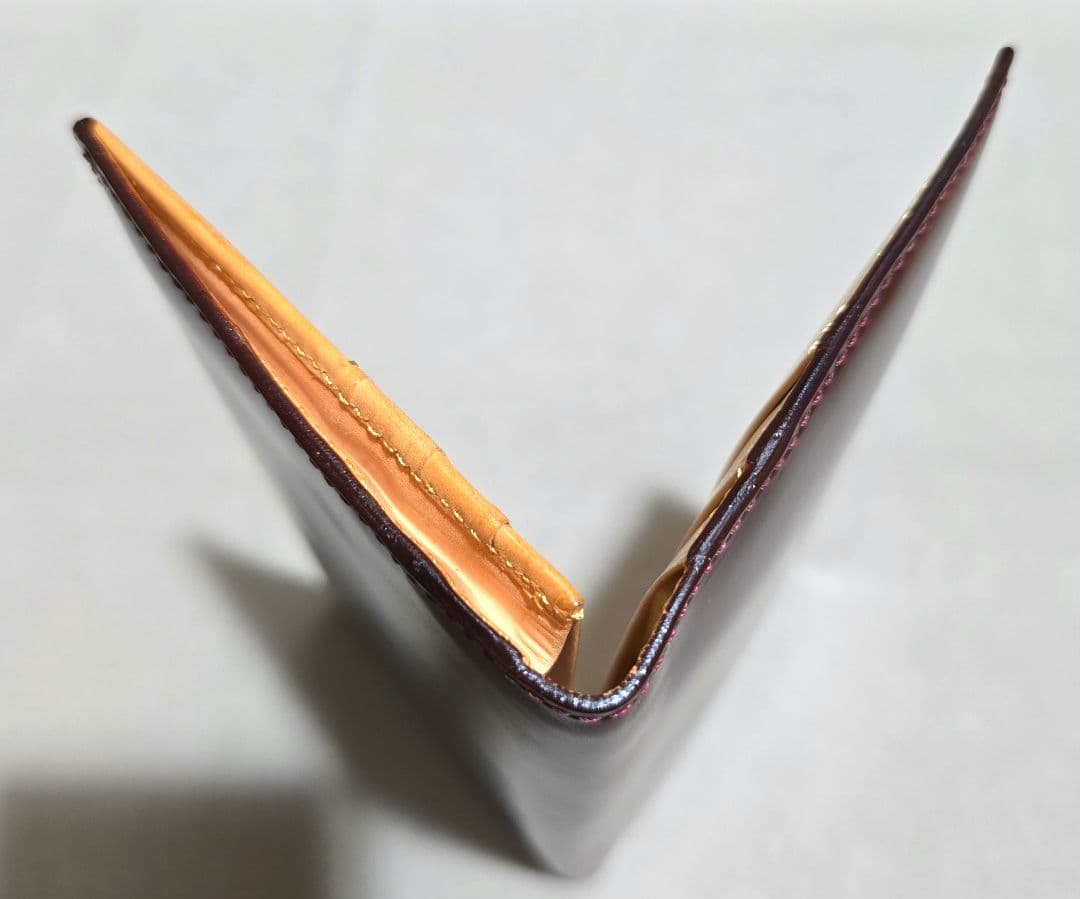 オイルシェルコードバン ウォレット 「 CYPRYS 」バーガンディ