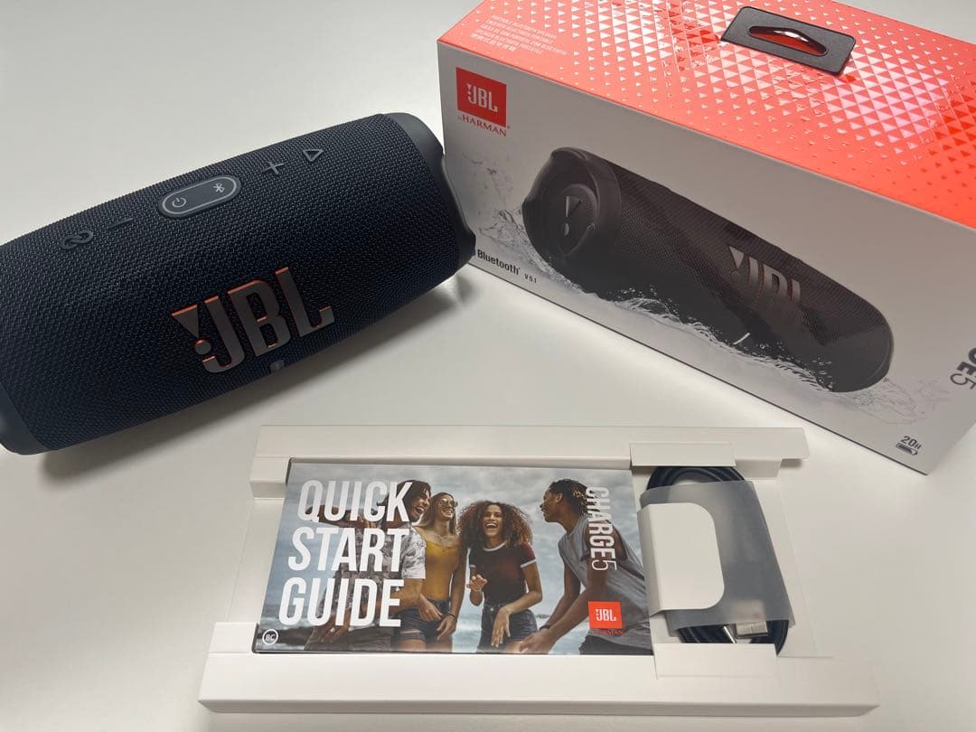 美品　JBL CHARGE5 Bluetooth スピーカー　ブラック
