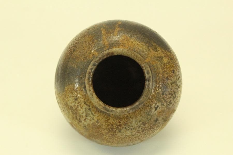 茶道具 備前 文淋茶入 美品(A781)